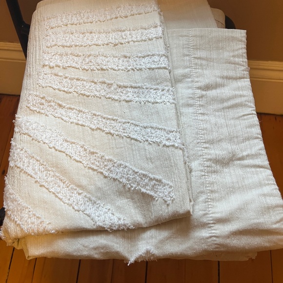 Opalhouse Jungalow Ivory Sunburst Curtain 50in x 84in Light Filtering 2 Panels - Picture 3 of 5